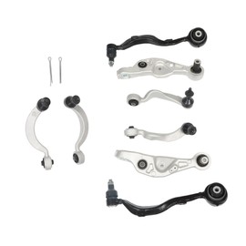 labwork 8Pcs Front Suspension Upper Lower Control Arm with Ball Joint Tie Rod End Sway Bar Link Kit Replacement for Lexus LS460 2007-2017