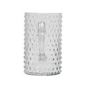 Creative Co-Op Hand Blown Glass Hobnail Pitcher, Clear Serveware, 7"