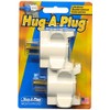 Hug-A-Plug Dual Outlet Wall Adapter, Twin Pack Ivory
