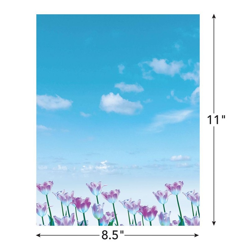 Great Papers! Tulips Field Letterhead, for Invitations, Announcements and Personal