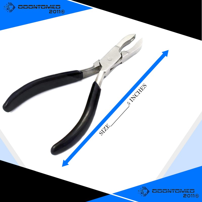 OdontoMed2011 Loop Closing Pliers-Perfect for Closing Jump Rings (Black Grip)
