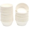 qiqee White 500pcs Cupcake Liners Muffin Linner No Smell, Food