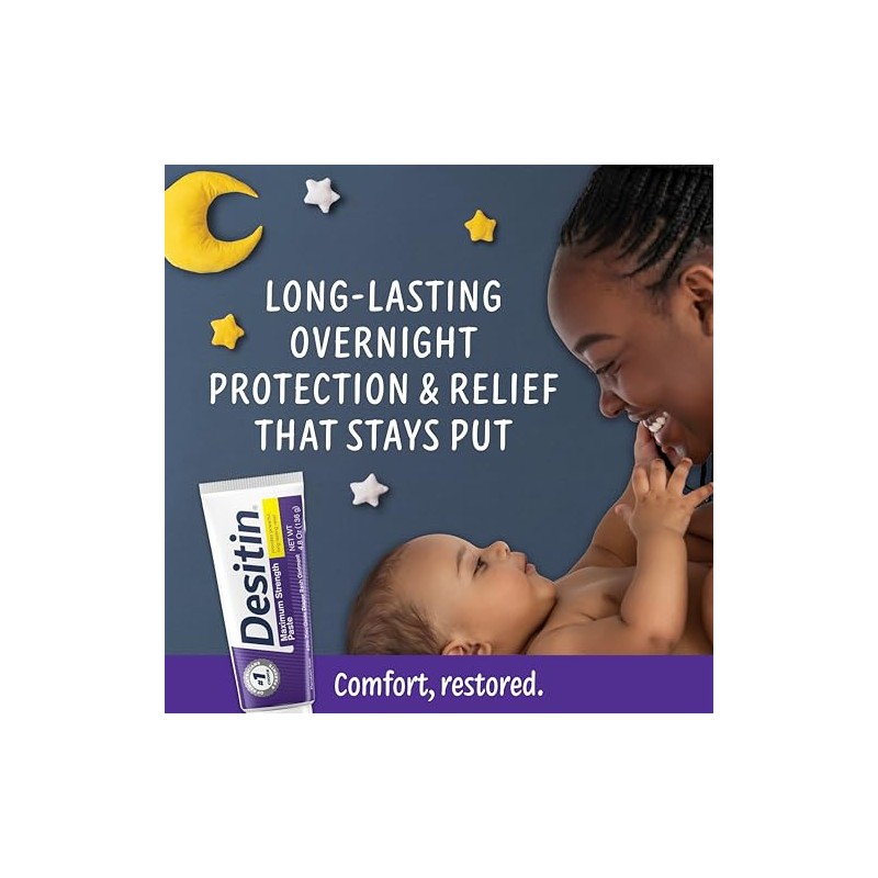 Desitin Maximum Strength Paste, 40% Zinc Oxide Paste, Diaper Rash