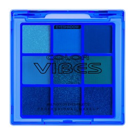 BUTBU Eyeshadow Palette, 9 Shades Blue Eyeshadow Palette, High Pigment Eyeshadow Set for Waterproof, Long Lasting Shades with Shimmer & Matte Shadows, Portable Travel Eyeshadow-Palettes
