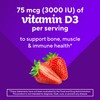 vitafusion Extra Strength Vitamin D3 Gummy, Strawberry Flavored Bone and