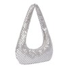 Silver Evening Bag Women Unique Handbags Cool Purses Small Shoulder