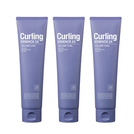 Mise-en-scène AP Mise-en-scène Curling Essence 2X Volume Curl 150ml x 3 + Free gift/Hair / 미쟝센 AP 미쟝센 컬링 에센스 2X 볼륨 컬 150ml x3개 + 사은품증정/헤어