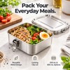 Stainless Steel Lunch Box for Meals & Snacks – Locking