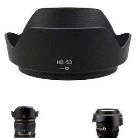 Lens Hood HB-53 Nikon F-Mount Lens AF-S NIKKOR 24-120mm f/4G ED VR Compatible with Nikon HB-53 Prevents Non-Image and Interfered Light Lens Protection Mounting Design Compatible Lens Hood