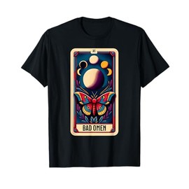 Moths Bad Omen Tarot Card T-Shirt