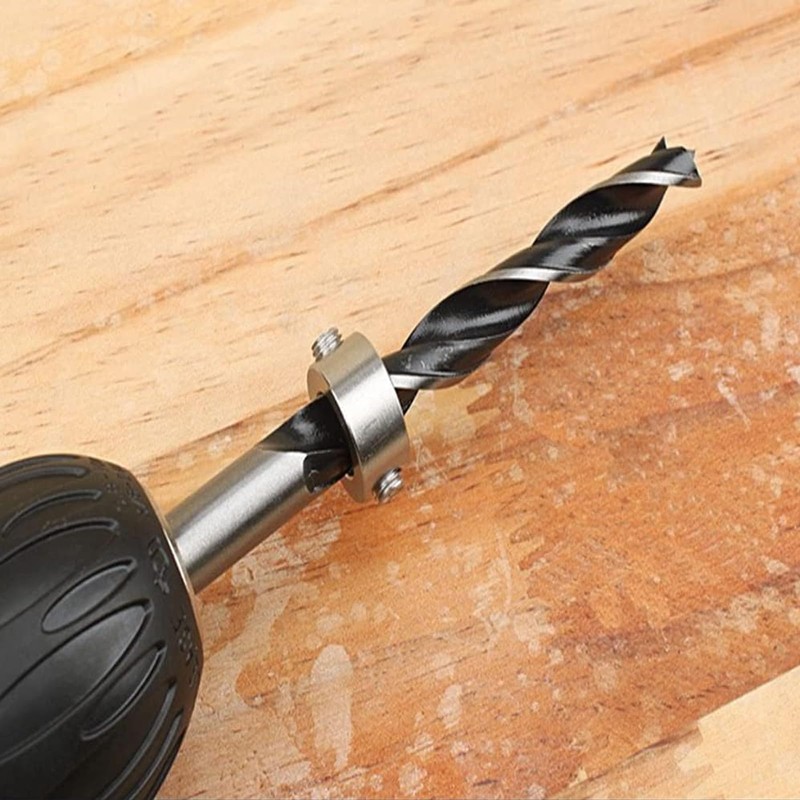 9-Piece Depth Stop Rings Set, Drill Depth Limiter, Limit the