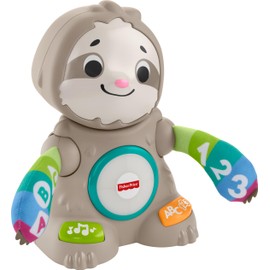 Fisher-Price Linkimals Learning Toy Smooth Moves Sloth with Interactive Music and Lights for Infants and Toddlers