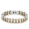 LAFATINA Masculine Bicycle Bike Chain Bracelets for Men Fathers Day