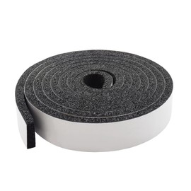 TEKDOE 1/2 Inch Thick Pipe Insulation Foam Tape Self Adhesive Outdoor Weather Resistant Water Pipe Wrap, Sponge Strip for Water Pipes, Pipe Wrap Insulation (2 Inch Wide x 13 Feet Long)