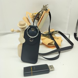 YIUWLMN - Funda de almacenamiento USB de 3 unidades, funda de piel para proteger tu unidad flash USB y fácil almacenamiento