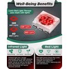Lunix LX24 Red Light Therapy for Feet, Near Infrared Therapy