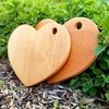 ECOSALL Heart Shaped Cutting Board 11” x 9” – Solid