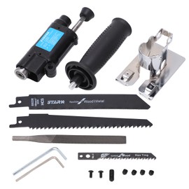 Reciprocating Saw Adapter Electric Drill Attachment Cutting Tool Set Kit for Wood Metal