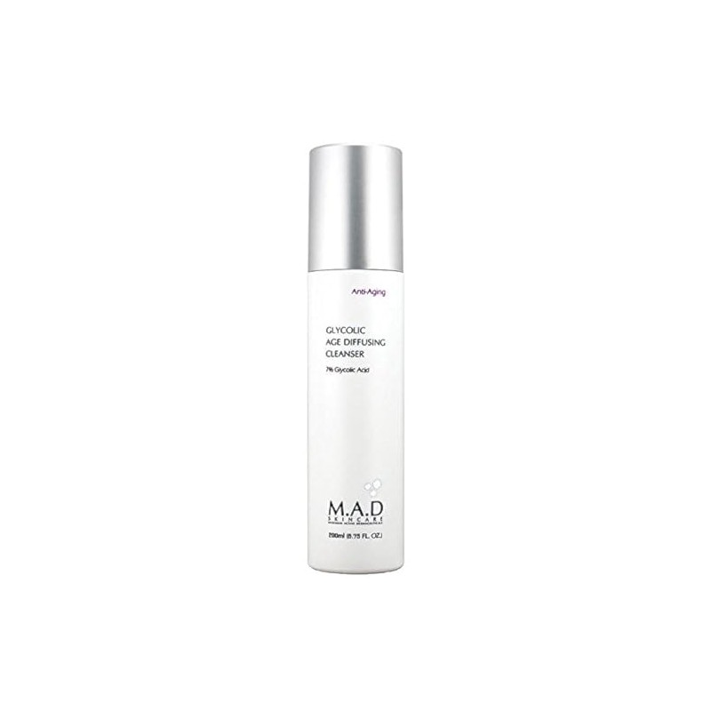 M.A.D. SkinCare. Glycolic Age Diffusing Cleanser, tratamiento exfoliante suave. 200