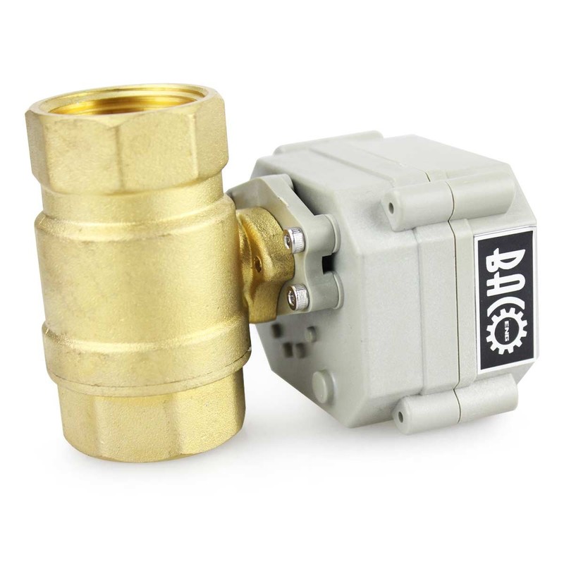 BACOENG AC110-230V 2 Way 1 Inch Brass Motor Ball Valve