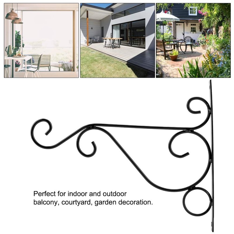 Haofy Plant Hanger Bracket, Iron Plant Hook Hanging Wall Hanger