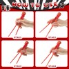Nuanchu 6 Pairs Ninja Training Chopsticks for Kids Adults Beginners