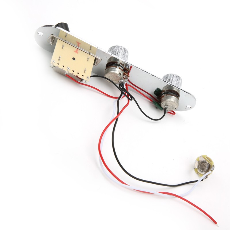 Chrome Plated Metal 3 Way Switch Prewired Control Plate for