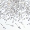 EBOOT 100 Pieces Clear LED Light Emitting Diodes Bulb LED