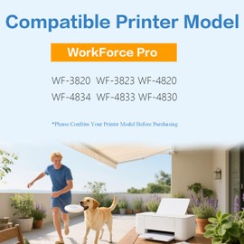 BeOne 822XL Ink Cartridges High Yield Remanufactured Replacement for Epson 822XL Ink Cartridges for 822XL Printer for Epson WF-3820 WF-4820 WF-4830 WF-4833 WF-4834 WF-3823 Printer (5 Pack)