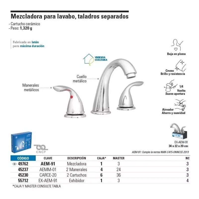 Foset Foset Aero AEM-91 acabado cromado
