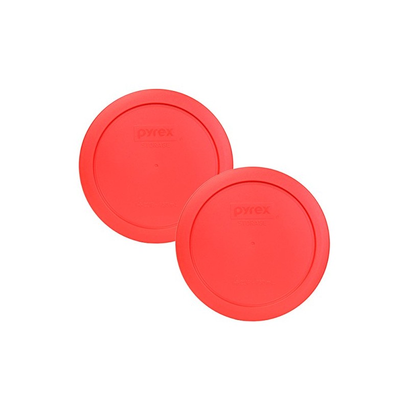 Pyrex 7201-PC Red Round 4 Cup Plastic Food Storage Lid,