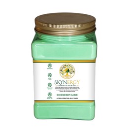 SKYNERGY Chi Energy Elixir Jelly Face Mask - Peel Off Face Mask for Skin Hydration, Radiance, Reduced Fine Lines, and Pigmentation | 30 fl oz