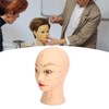Soft Mannequin Head Realistic Skin Texture Eyelash Extension Mannequin Head