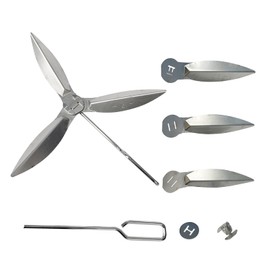 YWNYT 2 Set 22-1/2 Inch One-Touch Cleaning System Kit 57 cm Compatible with Weber Grill Parts, 7444 Weber Kettle Barbecues Replacement Parts