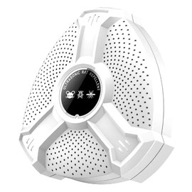 Ultrasonic Pest Repeller – Electronic Pest Control Device for Roaches, Mosquitoes, Mice, Spiders, Ants, Fleas, and Bugs – Safe, for Home Garage, Office, and Hotel (White), 1 Pack