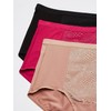 Warner's Women's Blissful Benefits Tummy-Smoothing Comfort Microfiber Brief 3-Pack Rs4433w,