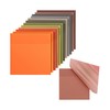 Mr. Pen- Clear Transparent Sticky Notes, 3”x3”, Earthy Colors, 12