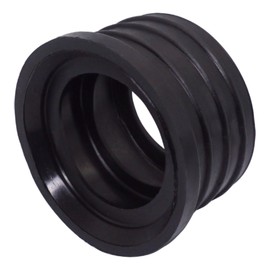 SKIR'CO Black 50 x 40 mm Rubber Sleeve for Drain Pipe, Pipe Rubber Connector, Pipe Adaptor, Rubber Reducer