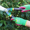 GRÜNTEK Bamboo Gardening Gloves - Breathable, Flexible Protective Gloves for