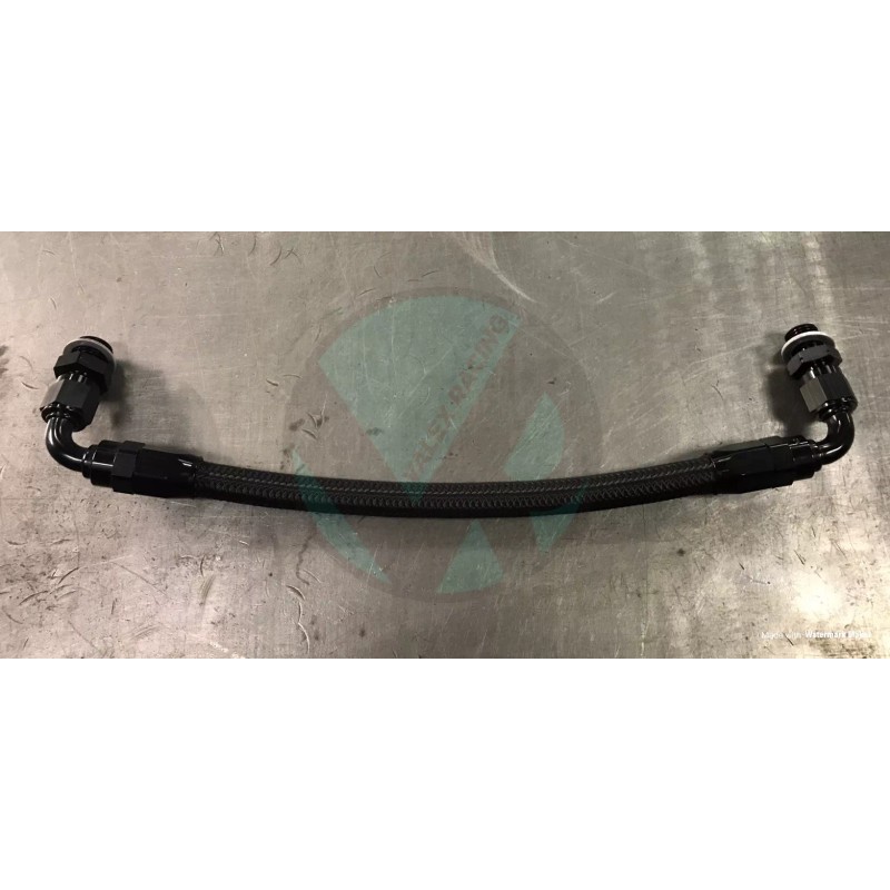 Valex Racing Power Steering Removal Line Black Braided fits 94-01