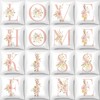 English Alphabet E Decorative Throw Pillow Covers Letter E Floral