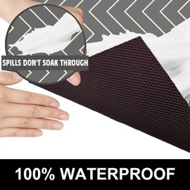 SFSGQZTZ Under The Sink Mat, 24 X 36 in, Durable & Waterproof Premium Mats to Protect Kitchen & Bathroom Cabinets, Absorbent & Easy to Clean Shelf Liner, Black