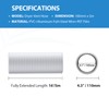 Hon&Guan Aluminium PVC Ventilation Air Ducting 4 Inch Flexible Vent