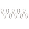 10Pcs Carabiner Clip Spring Snap Hook Heavy Duty Quick Link