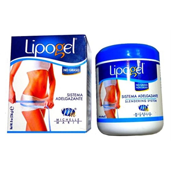 Lipogel Caffeine Slimming & Slendering System Cream 8 Oz.