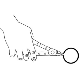 Thsakzo Angle Tip Lock Ring Pliers for Removing Installing Gearshift Locking Rings
