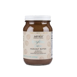 Sarais Hazelnut Cacao Nut Butter , Silky Smooth , Paleo, Vegan, Gluten Free , Kosher, 8.11 Ounce (English Version)