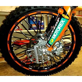 "MADE IN USA" BykasBlackSpoke, Covers, Wraps, Skins, CoatsDirt Bike 72 Spokes