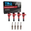 TRQ Ignition Kit Red Compatible with 2012-2015 Honda Civic 2016-2020
