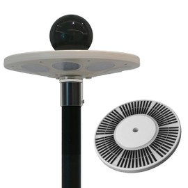 iElyiEsy Solar Flag Pole Light - Auto On/Off LED Flagpole Light with Sun Panel, Waterproof Plastic Housing, Battery Included for 24/7 American Flag Display